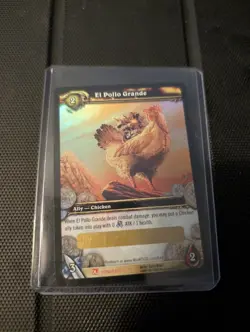 World of Warcraft WOW TCG EL POLLO GRANDE Unscratched Loot Card - Image 3