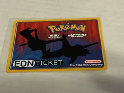 Pokemon Eon Ticket Promo e-Reader E Card Ruby & Sapphire - Image 1