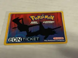 Pokemon Eon Ticket Promo e-Reader E Card Ruby & Sapphire - Image 4