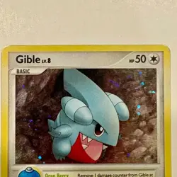 VINTAGE 2007 MP Gible POP SERIES 6 7/17 Cosmos Holo Promo Pokemon Card - Image 2