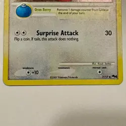 VINTAGE 2007 MP Gible POP SERIES 6 7/17 Cosmos Holo Promo Pokemon Card - Image 3