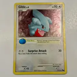 VINTAGE 2007 MP Gible POP SERIES 6 7/17 Cosmos Holo Promo Pokemon Card - Image 7