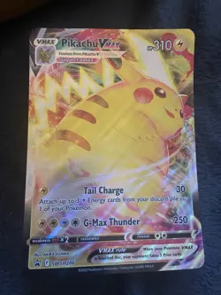 Pokemon TCG: Pikachu VMAX SWSH286 Crown Zenith Jumbo Card Black Star Promo - NM - Image 1