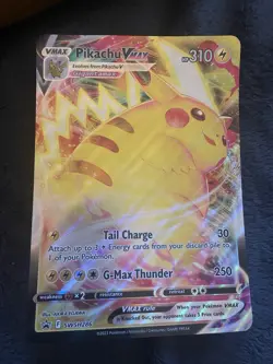 Pokemon TCG: Pikachu VMAX SWSH286 Crown Zenith Jumbo Card Black Star Promo - NM - Image 3
