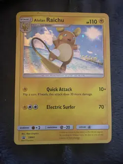 Pokémon TCG - Black Star Promos - Alolan Raichu SM65 - Jumbo Oversized Card - Image 3