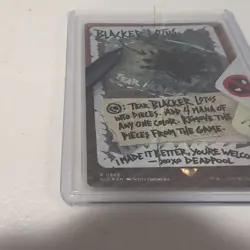 MTG - Blacker Lotus - Foil - Marvel Deadpool Secret Lair Bonus Card - NM - Image 6