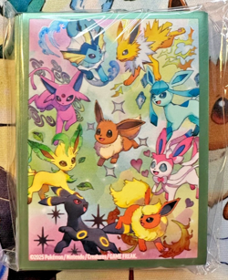 Eevee Card Sleeves From Pokemon Prismatic Evolutions SPC (65 Sleeves Total) - Image 3