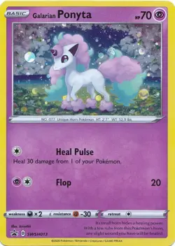 Galarian Ponyta SWSH013 SWSH: Sword & Shield Promo Cards Holo - Image 1