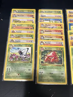 Complete Jungle Unlimited Common and Uncommon 32 Card Set Pokemon Cards -LP - Image 5