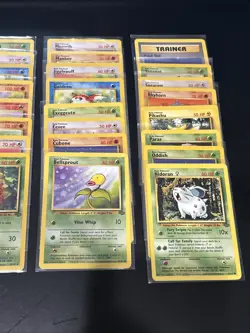Complete Jungle Unlimited Common and Uncommon 32 Card Set Pokemon Cards -LP - Image 6