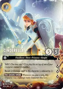 Cinderella - Stouthearted 3 Disney Lorcana Promo Cards Regular - Image 2