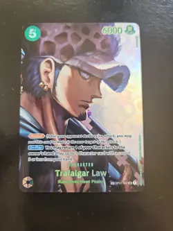 One Piece Card Game Trafalgar Law OP04 SP Parallel Alt Art - Image 1