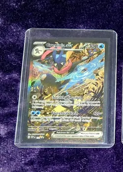 Greninja Shrouded Fable Black Star Promo Pokemon card - Image 1