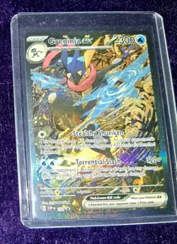 Greninja Shrouded Fable Black Star Promo Pokemon card - Image 3