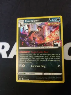 Houndoom Holo Pokemon Prize Pack Series 1 Promo Pokemon Card NM/LP Play Stamp - Image 1