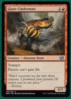 Giant Cindermaw - The Brothers' War BRO #136 - Magic: The Gathering MTG Card - Image 1