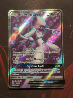 Pokemon Card Mewtwo GX 72/73 Shining Legends Holo Rare - Image 1