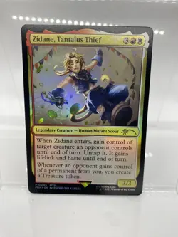 Zidane Tantalus Thief 0005 Foil Promo Card Final Fantasy PRM MtG NM - Image 1