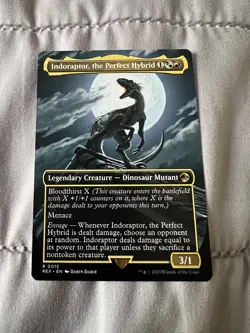 MTG English Indoraptor, the Perfect Hybrid (Borderless) - Image 1