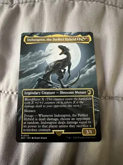 MTG English Indoraptor, the Perfect Hybrid (Borderless) - Image 13