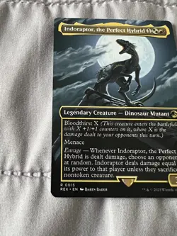 MTG English Indoraptor, the Perfect Hybrid (Borderless) - Image 2