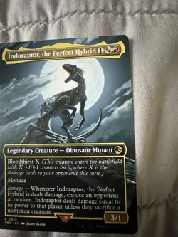 MTG English Indoraptor, the Perfect Hybrid (Borderless) - Image 4
