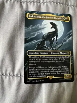 MTG English Indoraptor, the Perfect Hybrid (Borderless) - Image 5