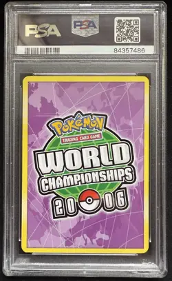 2006 Pokemon Promo Espeon EX World Champ Eeveelutions 102/115 PSA 8 - Image 2