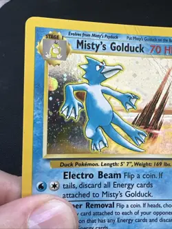 PokÃ©mon TCG Misty's Golduck Holo Rare Card 12/132 Gym Challenge - Image 3