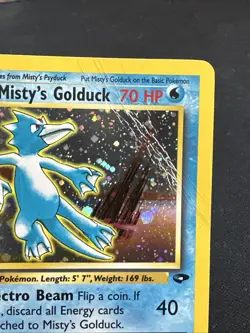 PokÃ©mon TCG Misty's Golduck Holo Rare Card 12/132 Gym Challenge - Image 4