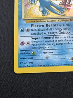 PokÃ©mon TCG Misty's Golduck Holo Rare Card 12/132 Gym Challenge - Image 7