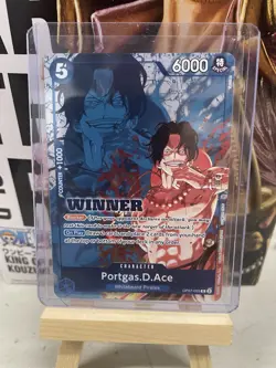 One Piece Card TCG Portgas D Ace OP07- 053 Tournament Pack 8 Winner Card - Image 1