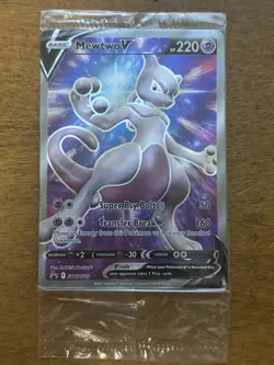 Mewtwo V SWSH229 SWSH: Sword & Shield Promo Cards Holo Brand New Sealed - Image 1