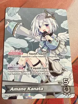 Amane Kanata Foil - hBP01-001 OSR NM - Hololive TCG Trading Card Game VTuber - Image 1
