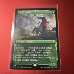 MTG Magic The Gathering - Scute Swarm - 308 - Showcase - Zendikar Rising NM - Image 3