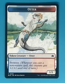 Mtg Otter Token Bloomburrow Regular - Image 1