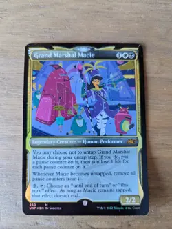 Grand Marshal Macie 260 Unfinity Foil Card Mythic M UNF MTG Magic The Gathering - Image 1