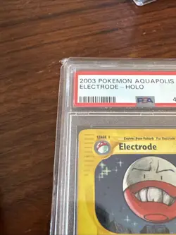 Pokemon Electrode Aquapolis Holo Rare #H7 PSA 7 - Image 2