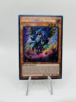 Gem-Knight Nepyrim  BLMM-EN021 Battles of Legend: Monster Mayhem  Yugioh Tcg - Image 1