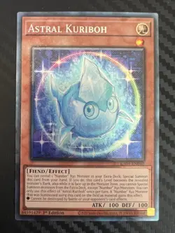 Yugioh Astral Kuriboh RA04-EN040 1st Edition Prismatic Collectors Rare NM - Image 1