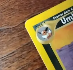 Rare Unbreon Pokemon Card  Neo Discovery Set  32/75 Mint Condition! - Image 5