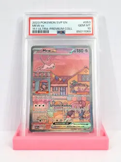 Mew ex 053 Sv: Scarlet & Violet (Promo Card) Holo - PSA 10 - Image 1