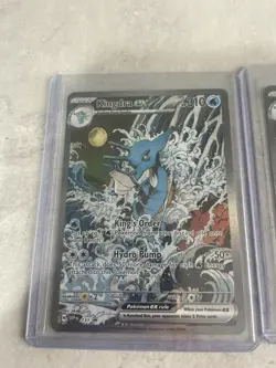 Kingdra ex SVP 131 Shrouded Fable Black Star Promo Rare Pokemon Card x4 - Image 2