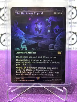 2025 MFG FINAL FANTASY  THE DARKNESS CRYSTAL # R 0335 RARE FOIL ARTIFACT CARD - Image 1