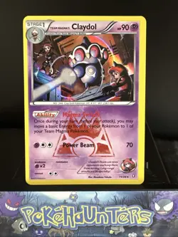 Pokemon Card Team Magma's Claydol 11/34 Holo XY Double Crisis Rare NM - Image 1
