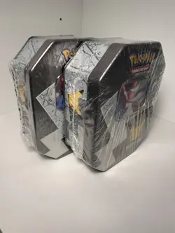 LOT of 2 - POKEMON 25th Anniv Celebrations Tin Lances Charizard Dark Sylveon V - Image 2