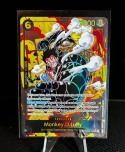 OP10-118 Monkey.D.Luffy SEC Alt Art One Piece TCG English Card - Image 1