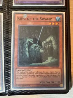 Yugioh 1x King Of The Swamp FUEN-EN040 Super Rare 1st Edition Mint! - Image 1