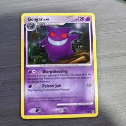 Pokémon TCG Gengar LV.46 Arceus Card 17/99 Regular Rare Vintage - Image 1