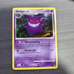 Pokémon TCG Gengar LV.46 Arceus Card 17/99 Regular Rare Vintage - Image 3